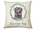 Personalised Labrador Cushion Gift Reserved For Black Lab Dog Mum Dad Pet Animal Design Cushion Throw Pillow Gift Christmas Decor Gift CS023