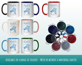 Personalised Ballet Gift Mug - Ceramic Coffee Tea Hot Chocolate Blue Mug for Ballet Dance Dancers MG0836