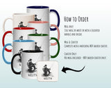 Personalised Fishing Gift Mug - Ceramic Coffee Tea Hot Chocolate Mug Fishing Gift for Fishing Lovers - Secret Santa Gift Idea for Him MG0845