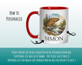 Personalised Fishing Gift Mug - Ceramic Coffee Tea Hot Chocolate Mug Fishing Gift for Fishing Lovers - Secret Santa Gift Idea for Him MG0847