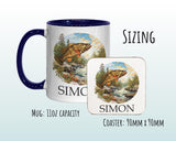 Personalised Fishing Gift Mug - Ceramic Coffee Tea Hot Chocolate Mug Fishing Gift for Fishing Lovers - Secret Santa Gift Idea for Him MG0847