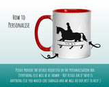 Personalised Horse Dressage Gift Mug - Ceramic Coffee Tea Hot Chocolate Mug Gift for Horse Lovers - Secret Santa Gift for Horse Rider MG0849