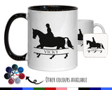 Personalised Horse Dressage Gift Mug - Ceramic Coffee Tea Hot Chocolate Mug Gift for Horse Lovers - Secret Santa Gift for Horse Rider MG0849