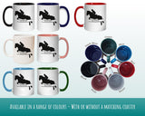 Personalised Horse Jumping Gift Mug - Ceramic Coffee Tea Hot Chocolate Mug Gift for Horse Lovers - Secret Santa Gift for Horse Rider MG0855