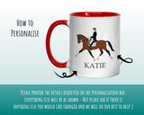 Personalised Horse Dressage Gift Mug - Ceramic Coffee Tea Hot Chocolate Mug Gift for Horse Lovers - Secret Santa Gift for Horse Rider MG0856