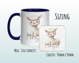 Personalised Lamb Gift Mug - Ceramic Coffee Tea Hot Chocolate Mug Gift for Sheep Lovers - Secret Santa Gift Spring Farm Animals MG0861