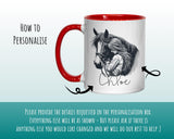 Personalised Horse Gift Mug - Ceramic Coffee Tea Hot Chocolate Mug Gift for Horse Lovers - Secret Santa Gift for Horse Rider Her Girl MG0876