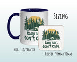 Camping Gift Mug - Ceramic Coffee Tea Hot Chocolate Mug Gift for Bell Tent Camping Lovers - Secret Santa Gift for Camper MG0883
