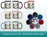 Camping Gift Mug - Ceramic Coffee Tea Hot Chocolate Mug Gift for Bell Tent Camping Lovers - Secret Santa Gift for Camper MG0885