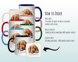 Personalised Cocker Spaniel Gift Mug - Ceramic Coffee Tea Chocolate Mug Coaster English Spaniel Design Dog Mum Dad Owner Secret Santa MG0911