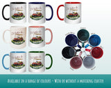 Golf Gift Mug - Ceramic Coffee Tea Hot Chocolate Mug Golfer Gift for Golfing Lovers - Golf Cart Design Secret Santa Gift Idea for Him MG0919