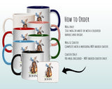 Personalised Golf Gift Mug - Ceramic Coffee Tea Hot Chocolate Mug Golfer Gift for Golfing Lovers - Secret Santa Gift Idea for Him MG0920