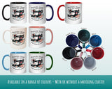 Sewing Gift Mug - Ceramic Coffee Tea Hot Chocolate Mug Gift for Sewing Lovers Beautiful Stitch Design Secret Santa Gift Idea for Her MG0925