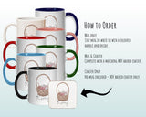 Personalised Gifts for Knitters Mug - Ceramic Coffee Tea Cup Mug Gift for Knitting Yarn Needles Design Secret Santa Gift Idea for Her MG0932