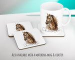 Personalised Horse Lover Cushion Gift Printed Name Design - Cushion Throw Pillow Gift For Boys Nursery Bedroom Birthday Gift CS049