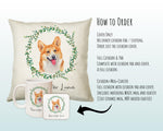 Personalised Corgi Cushion Gift Reserved For Dog Mum Dad Pet Animal Design Cushion Throw Pillow Gift Christmas Decor Gift CS024