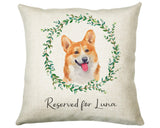 Personalised Corgi Cushion Gift Reserved For Dog Mum Dad Pet Animal Design Cushion Throw Pillow Gift Christmas Decor Gift CS024