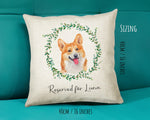 Personalised Corgi Cushion Gift Reserved For Dog Mum Dad Pet Animal Design Cushion Throw Pillow Gift Christmas Decor Gift CS024