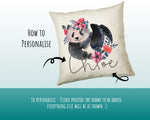 Personalised Panda Bear Cushion Gift Printed Name Design Cushion Throw Pillow Gift For Mum Dad Friend Bedroom Birthday Christmas Gift CS074