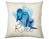 Personalised Dolphin Cushion Gift Printed Name Design Sealife Cushion Throw Pillow Gift For Mum Dad Friend Bedroom Birthday Gift CS154