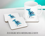 Personalised Dolphin Cushion Gift Printed Name Design Sealife Cushion Throw Pillow Gift For Mum Dad Friend Bedroom Birthday Gift CS150