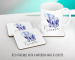 Personalised Elephant Cushion Gift Printed Name Design - Cushion Throw Pillow Gift For Mum Dad Friend Bedroom Birthday Christmas Gift CS046