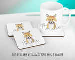 Personalised Fox Cushion Gift Printed Name Design - Cushion Throw Pillow Gift For Boys Nursery Bedroom Birthday Christmas Gift CS030