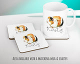 Personalised Guinea Pig Cushion Gift Printed Name Design - Cushion Throw Pillow Gift For Mum Friend Bedroom Birthday Christmas Gift CS330