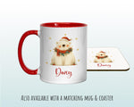 Personalised Christmas Sack - Santa Sack for Kids Presents Xmas Cute Polar Bear Design Stocking Christmas Eve Bag Box for Girls & Boys XS034