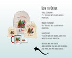 Personalised Christmas Sack - Santa Sack for Kids Presents Xmas Dinosaur Tree Design Stocking Christmas Eve Bag Box for Girls & Boys XS025