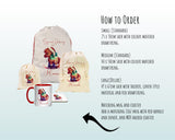 Personalised Christmas Sack - Santa Sack for Kids Presents Xmas Rocking Horse Design Stocking Christmas Eve Bag Box for Girls & Boys XS020