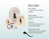 Personalised Poodle Dog Large Christmas Sack - Red Drawstring Bag for Xmas Presents - Christmas Eve Bag Box Decoration for Dogs XS138