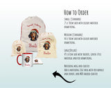 Personalised Dachshund Large Christmas Sack - Red Drawstring Bag for Xmas Presents - Christmas Eve Bag Box Decoration for Dogs XS097