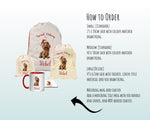 Personalised Cocker Spaniel Large Christmas Sack - Red Drawstring Bag for Xmas Presents - Christmas Eve Bag Box Decoration for Dogs XS088