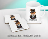 Personalised Fox Cushion Gift Printed Name Design - Cushion Throw Pillow Gift For Him/Her Sitting Room Bedroom Birthday Christmas Gift CS475
