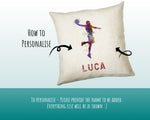 Personalised Basketball Cushion Gift For Him Boys Bedroom Printed Name Design - Birthday Pillow Gift Sport Decor CS274