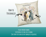 Personalised Valentines Day Penguins Cushion Gift - You Are My Penguin Cushion Throw Pillow Gift For Him Her Husband Wife Gift CS515