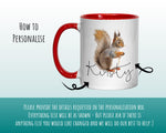 Personalised Squirrel Coffee Mug MGZ078