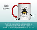 Personalised Bumble Bee Coffee Mug MGZ038