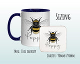 Personalised Bumble Bee Coffee Mug MGZ038