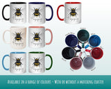 Personalised Bumble Bee Coffee Mug MGZ038