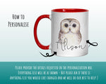 Personalised Owl Coffee Mug MGZ033