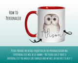Personalised Owl Coffee Mug MGZ033