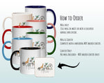 Personalised Giraffe Elephant Coffee Mug MGZ181