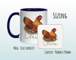 Personalised Chicken Lovers Coffee Mug MGZ145
