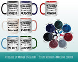 I'm Probably Thinking About Rugby Mug Gift 11oz Coffee Mug Gift Idea For Rugby Player Coach Team Sport For Him Her MG0270