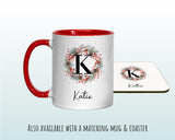 Personalised Large Initial Sack Name Xmas Stocking Gift Stocking Custom Named Sack Red Drawstring Christmas Decoration SK010