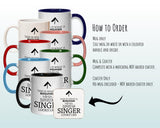 This Is What A Badass Singer Looks Like 11oz Coffee Mug Tea Gift Idea For Solo Artist Lead Singing Band Member Karaoke Sing MG0752