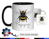 Personalised Bumble Bee Coffee Mug MGZ038