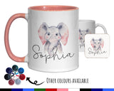Personalised Elephant Coffee Mug MGZ026